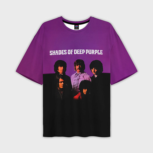 Мужская футболка оверсайз Shades of Deep Purple / 3D-принт – фото 1