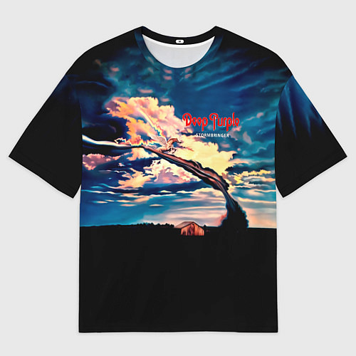Мужская футболка оверсайз Deep Purple - Stormbringer / 3D-принт – фото 1