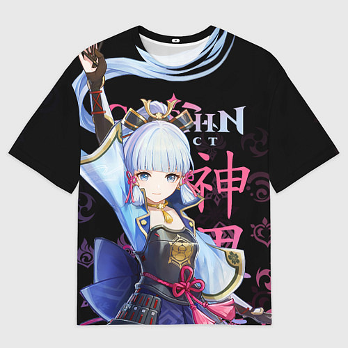 Мужская футболка оверсайз Аяка Genshin Impact / 3D-принт – фото 1