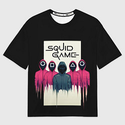 Футболка оверсайз мужская Squid Game: Отряд стражей, цвет: 3D-принт