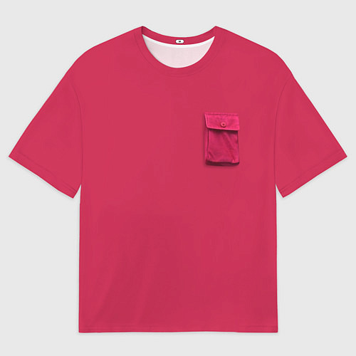 Мужская футболка оверсайз Карман / 3D-принт – фото 1