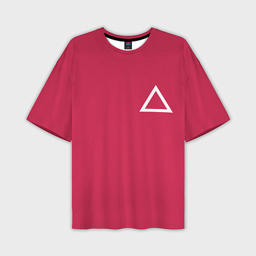 Мужская футболка оверсайз Треугольник / 3D-принт – фото 1