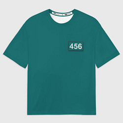 Футболка оверсайз мужская Персонаж 456, цвет: 3D-принт