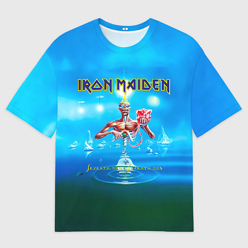 Мужская футболка оверсайз Seventh Son of a Seventh Son - Iron Maiden / 3D-принт – фото 1