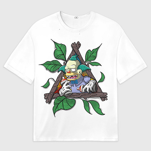 Мужская футболка оверсайз Graffiti clown / 3D-принт – фото 1