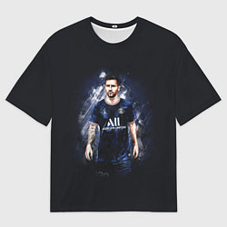 Мужская футболка оверсайз Lionel Messi Paris Saint-Germain
