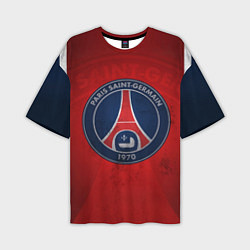 Мужская футболка оверсайз Paris Saint-Germain