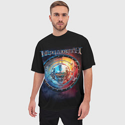 Футболка оверсайз мужская Megadeth, Super Collider, цвет: 3D-принт — фото 2