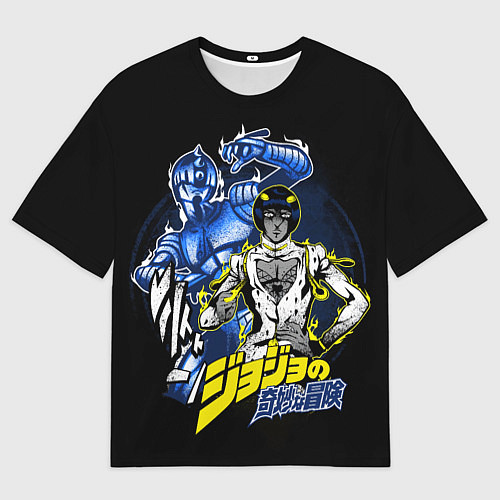 Мужская футболка оверсайз Бруно Буччеллати - JoJos Bizarre Adventure / 3D-принт – фото 1