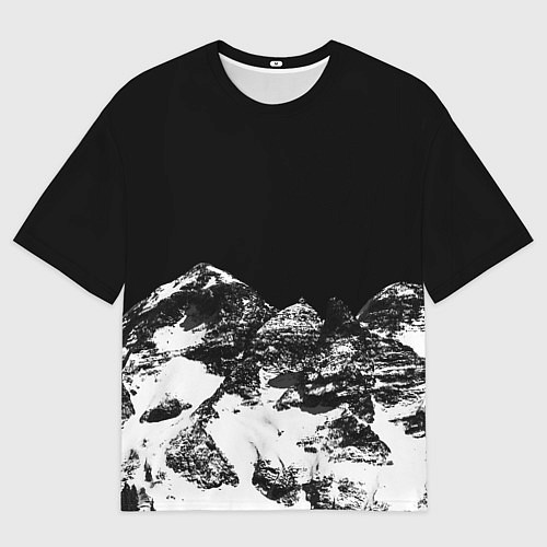 Мужская футболка оверсайз ГОРЫ ЧБ / 3D-принт – фото 1
