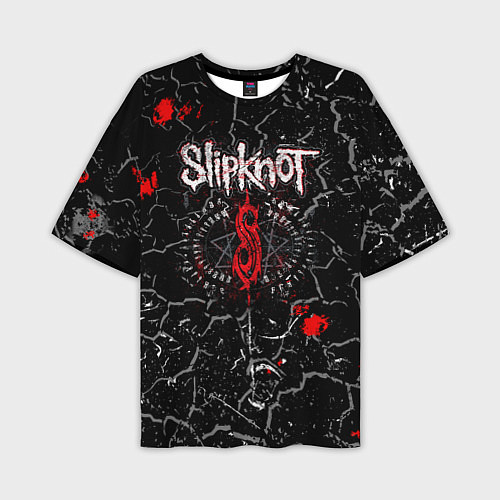 Мужская футболка оверсайз Slipknot Rock Слипкнот Музыка Рок Гранж / 3D-принт – фото 1