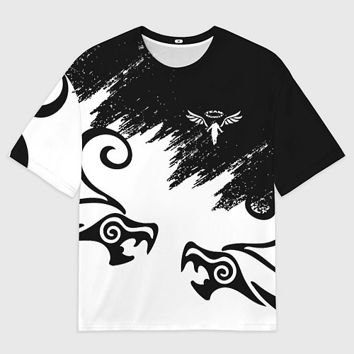 Мужская футболка оверсайз ТОКИЙСКИЕ МСТИТЕЛИ ВАЛЬГАЛЛА / 3D-принт – фото 1
