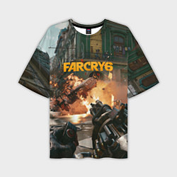 Мужская футболка оверсайз Far Cry 6 gameplay art