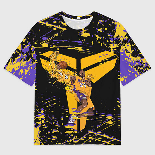 Мужская футболка оверсайз Los angeles lakers NBA / 3D-принт – фото 1