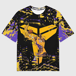 Мужская футболка оверсайз Los angeles lakers NBA