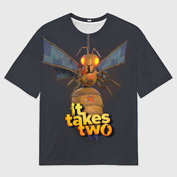Мужская футболка оверсайз It Takes Two БОСС КОРОЛЕВА ОС