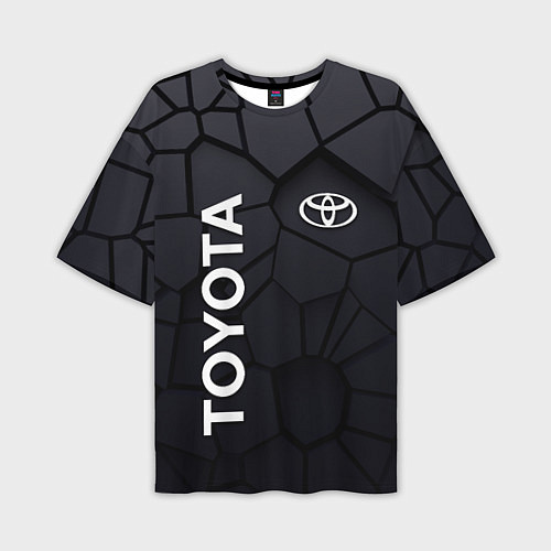 Мужская футболка оверсайз Toyota 3D плиты / 3D-принт – фото 1