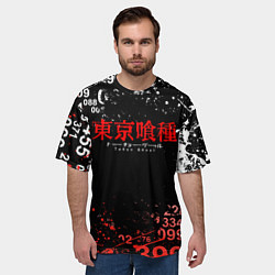Футболка оверсайз мужская TOKYO GHOUL МИНУС 7 ТОКИЙСКИЙ ГУЛЬ 1000-7, цвет: 3D-принт — фото 2