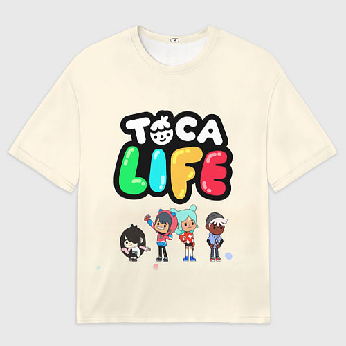 Мужская футболка оверсайз Toca Life: Persons / 3D-принт – фото 1