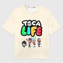 Футболка оверсайз мужская Toca Life: Persons, цвет: 3D-принт