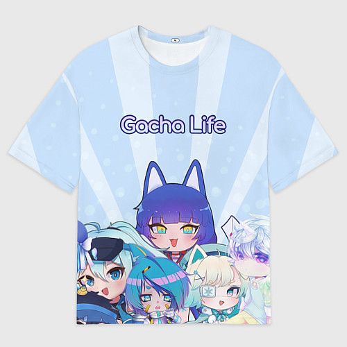 Мужская футболка оверсайз Gacha Club Character / 3D-принт – фото 1