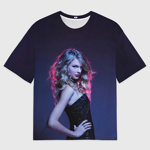 Мужская футболка оверсайз Игривая Тейлор / 3D-принт – фото 1