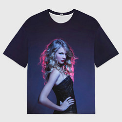 Мужская футболка оверсайз Игривая Тейлор