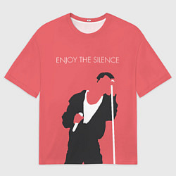 Мужская футболка оверсайз Ганн на концерте