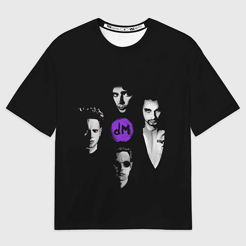 Мужская футболка оверсайз Depeche mode band / 3D-принт – фото 1