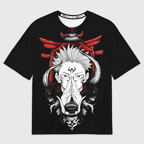 Мужская футболка оверсайз ЗАКЛИНАНИЕ ИТАДОРИ СУКУНА / 3D-принт – фото 1