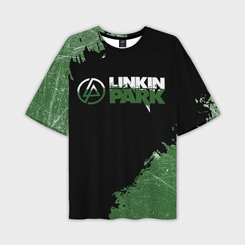 Мужская футболка оверсайз Линкин Парк в стиле Гранж Linkin Park / 3D-принт – фото 1