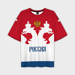 Мужская футболка оверсайз Russia Team