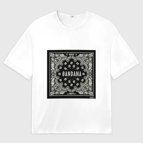 Мужская футболка оверсайз KIZARU BANDANA / 3D-принт – фото 1