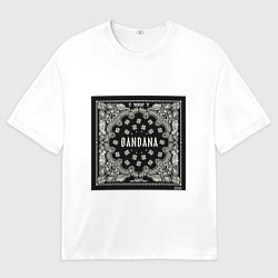 Мужская футболка оверсайз KIZARU BANDANA