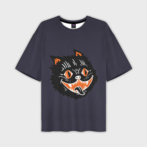 Мужская футболка оверсайз Одержимый кот / 3D-принт – фото 1