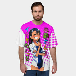 Футболка оверсайз мужская Nagatоro, цвет: 3D-принт — фото 2