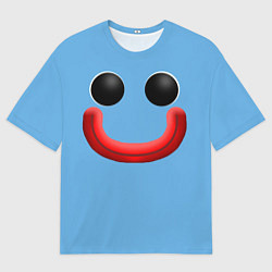 Футболка оверсайз мужская Huggy Waggy smile, цвет: 3D-принт