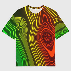 Мужская футболка оверсайз КАРТОГРАФИЧЕСКАЯ ПРОЕКЦИЯ