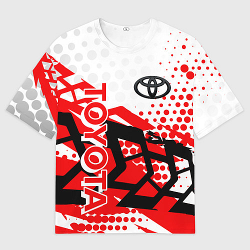 Мужская футболка оверсайз Toyota Тойота / 3D-принт – фото 1