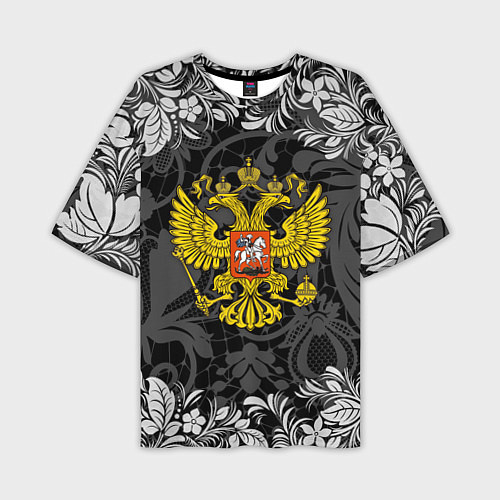 Мужская футболка оверсайз Российская Федерация / 3D-принт – фото 1