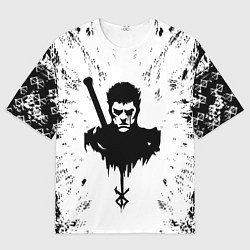 Футболка оверсайз мужская Берсерк Berserk, цвет: 3D-принт