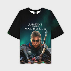 Мужская футболка оверсайз Assassins Creed, Valhalla