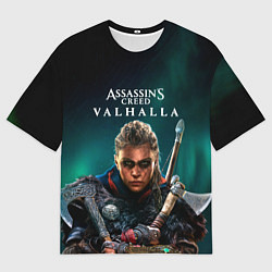 Мужская футболка оверсайз Assassins Creed, Valhalla