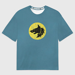 Футболка оверсайз мужская Космические Волки цвет легиона 6, цвет: 3D-принт