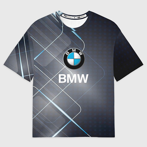 Мужская футболка оверсайз BMW Logo / 3D-принт – фото 1