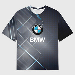 Мужская футболка оверсайз BMW Logo