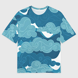 Футболка оверсайз мужская Облака Греции, цвет: 3D-принт