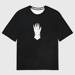 Мужская футболка оверсайз Железные руки цвета легиона