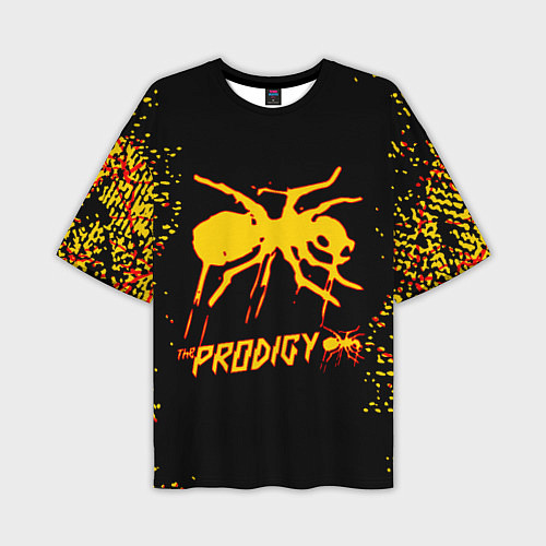 Мужская футболка оверсайз The Prodigy логотип / 3D-принт – фото 1