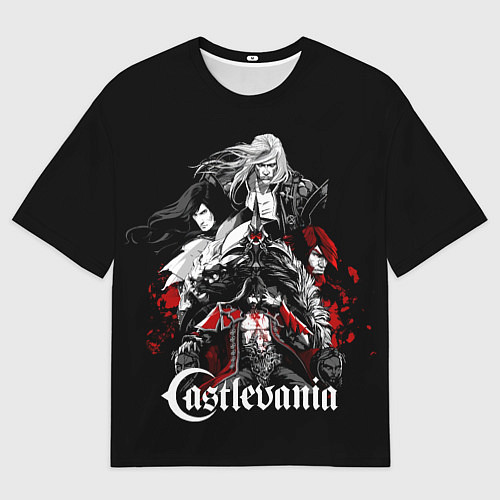 Мужская футболка оверсайз Castlevania Кастлвания / 3D-принт – фото 1